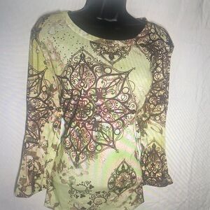 Floral Patterned Women's Blouse